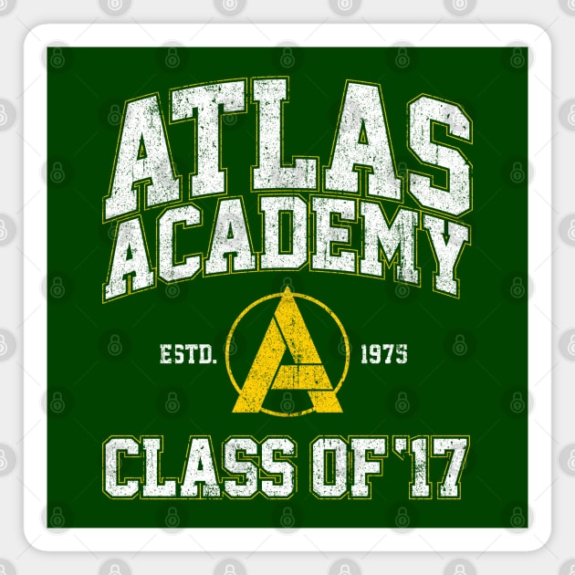 Atlas Academy Class of 17 Magnet by huckblade